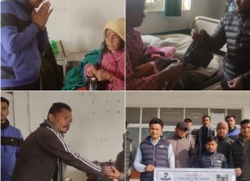 दारी ग्याङ द्वारा फलफूल वितरण ।