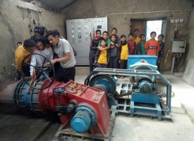 पुर्विचौकी गाउँपालिका – ६ मा सञ्चालित गण्डीगाड लघु जलविद्युत आयोजनाको स्थलगत अवलोकन