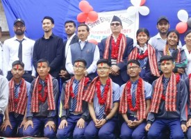भागरती एकेडेमीले आफ्नो पहीलो ब्याजका एस.ई.ई.विद्यार्थीहरुको विदाई कार्यक्रम सम्पन्न गरेको छ ।