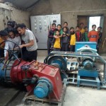 भागरती एकेडेमीका विद्यार्थीद्वारा गण्डीगाड लघु जलविद्युतको अवलोकन