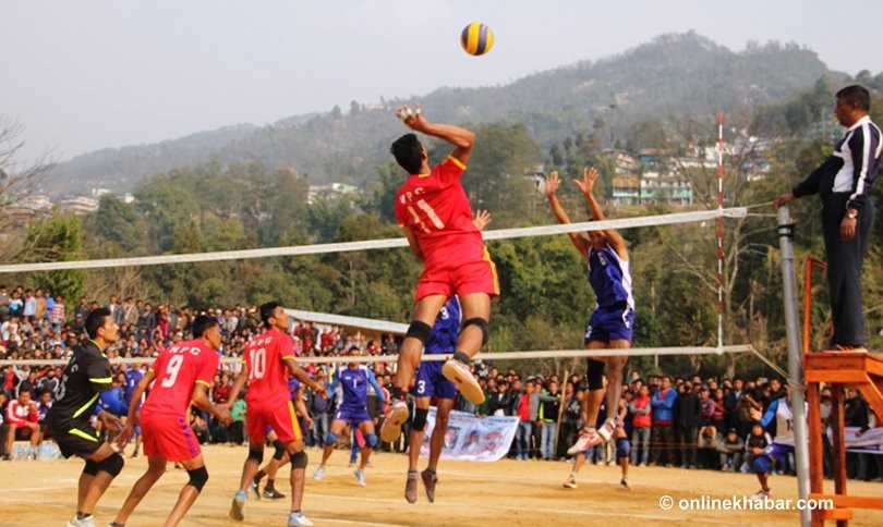 डोटीमा खुल्ला पुरुष भलिबल प्रतियोगिता हुदैँ