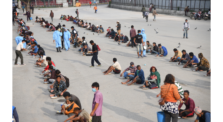 काठमाडौ‌ं महानगरले रोक्यो नि:शुल्क खाना अभियान